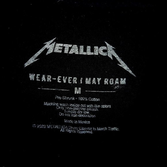 Metallica | black mens graphic T-Shirt - Picture 7 of 10